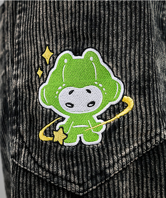 A.LAB Mega Rave Black Wash Corduroy Cargo Pants | Zumiez