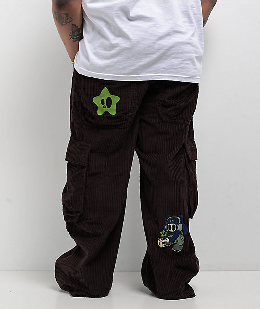 A.LAB Mega Rave Java Corduroy Cargo Pants