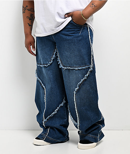 A.LAB Mega Star Exposed Indigo Jeans