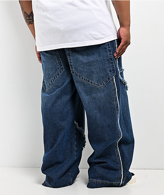 A.LAB Mega Star Exposed Indigo Jeans