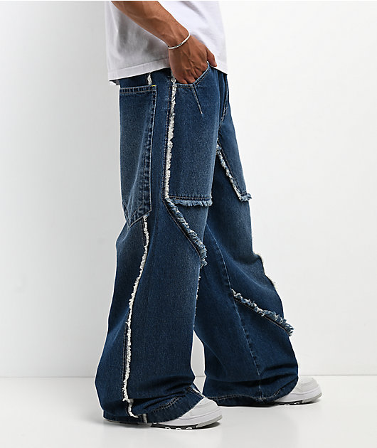 A.LAB Mega Star Exposed Indigo Jeans