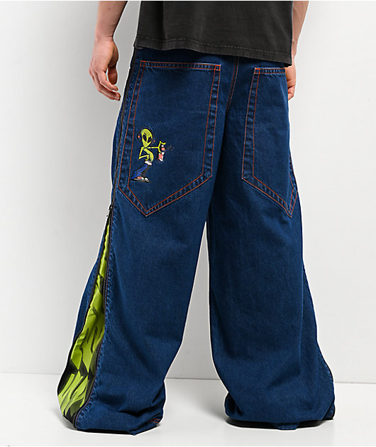A.LAB Mega Zip Reboot Dark Blue Jeans | Zumiez
