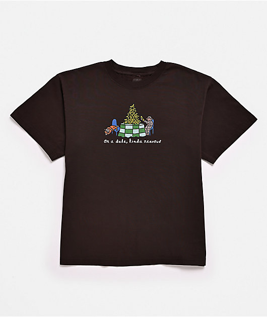 A.LAB Monkey On A Date Brown T-Shirt