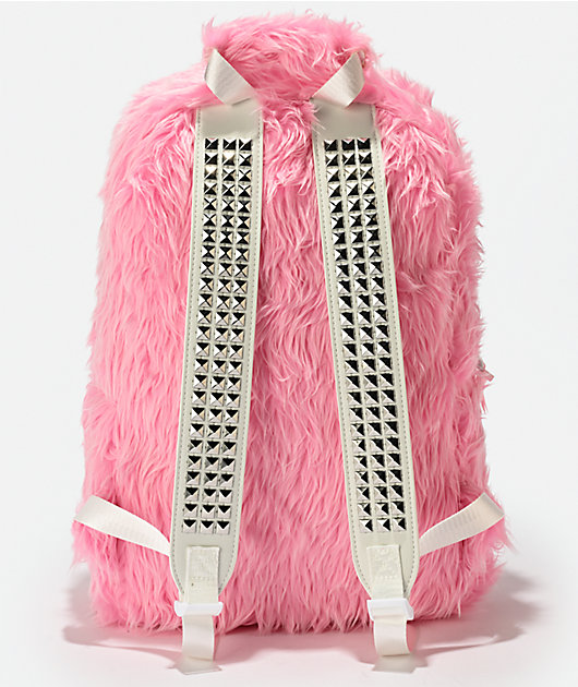 A.LAB Monster Pink Shag Backpack | Zumiez