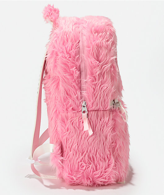 A.LAB Monster Pink Shag Backpack | Zumiez