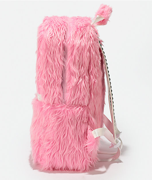 A.LAB Monster Pink Shag Backpack | Zumiez