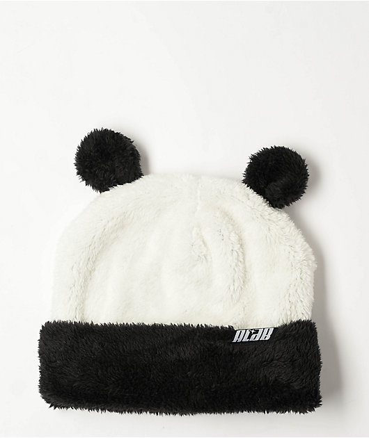 A.LAB Panda Black & White Beanie | Zumiez