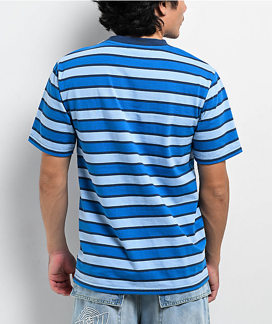 A.LAB Party Stripe Blue T-Shirt | Zumiez