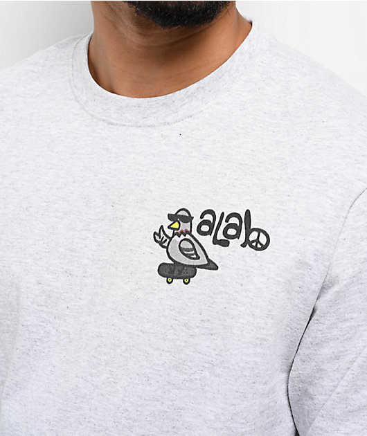 A.LAB Pigeout Ash Grey Long Sleeve T-Shirt | Zumiez