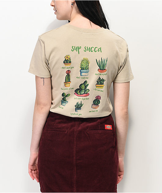 A.LAB Rainen Sup Succa Cactus Tan T-Shirt