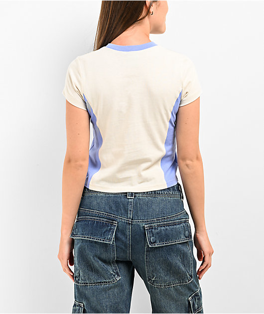 A.LAB Rocket Birch & Jacaranda Crop T-Shirt | Zumiez
