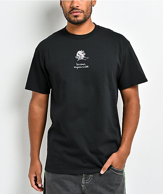 A.LAB Round Boy Ungovernable Black T-Shirt