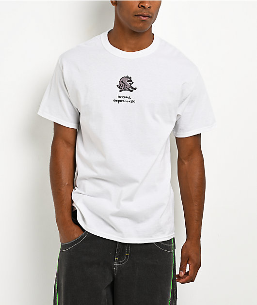 A.LAB Round Boy Ungovernable White T-Shirt