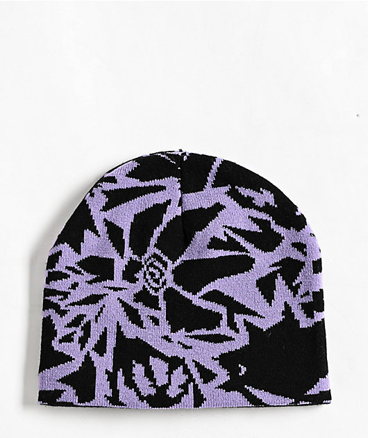 A.LAB Shatter Purple Skully Beanie | Zumiez