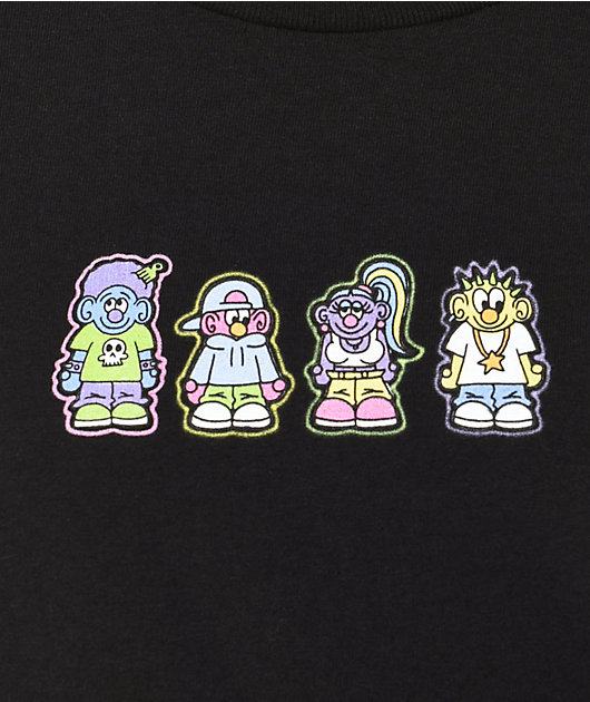 A.LAB Spray Punks Black T-Shirt