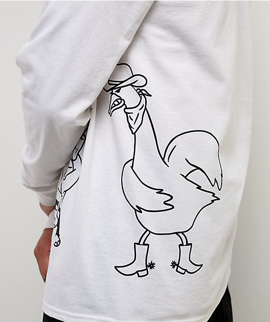 A.LAB Stand Off White Long Sleeve T-Shirt