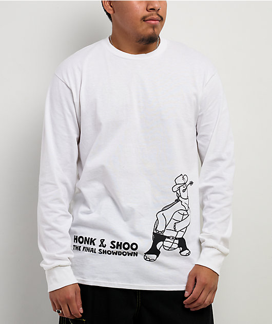 A.LAB Stand Off White Long Sleeve T-Shirt