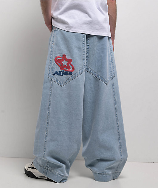 A.LAB Star Mega Rave Light Blue Jeans | Zumiez