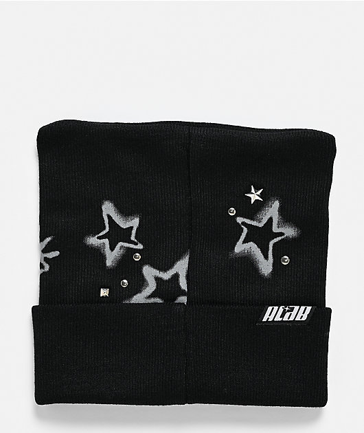 A.LAB Stencil Black Cat Ear Beanie