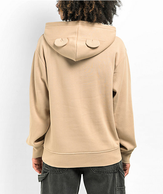 Tan best sale blank hoodie