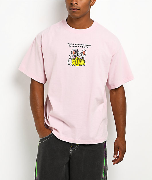 A.LAB This Is Who You're Asking Pink T-Shirt
