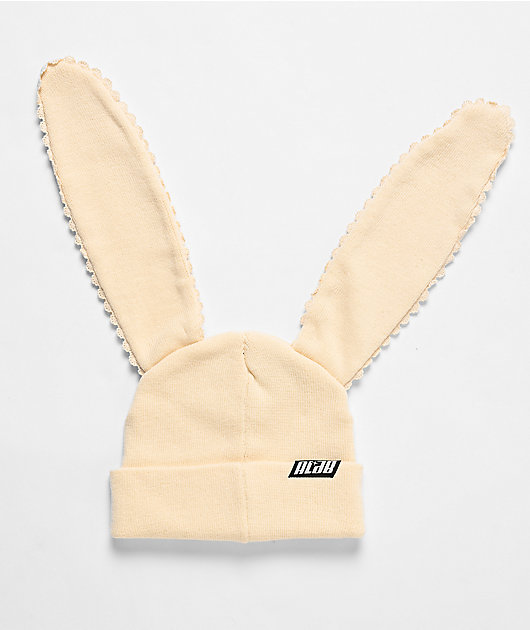 A.LAB Thrills and Frills Natural Tone Bunny Beanie