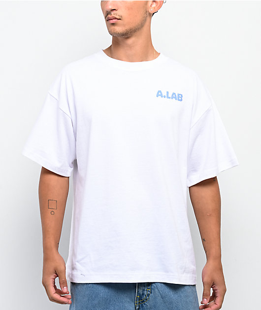 A.LAB Unhinged Animal White T-Shirt