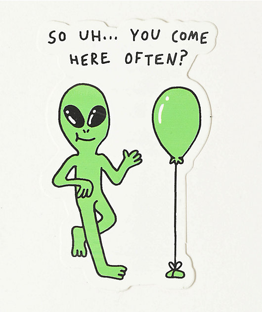 A.LAB Unidentified Flirting Object Sticker | Zumiez