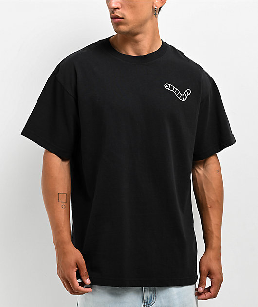 A.LAB Wanted Worm Black T-Shirt