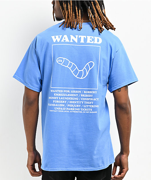 Tシャツ(半袖/袖なし) WORM BOY" T-shirt A.LAB Wanted Worm Blue T-Shirt | Zumiez