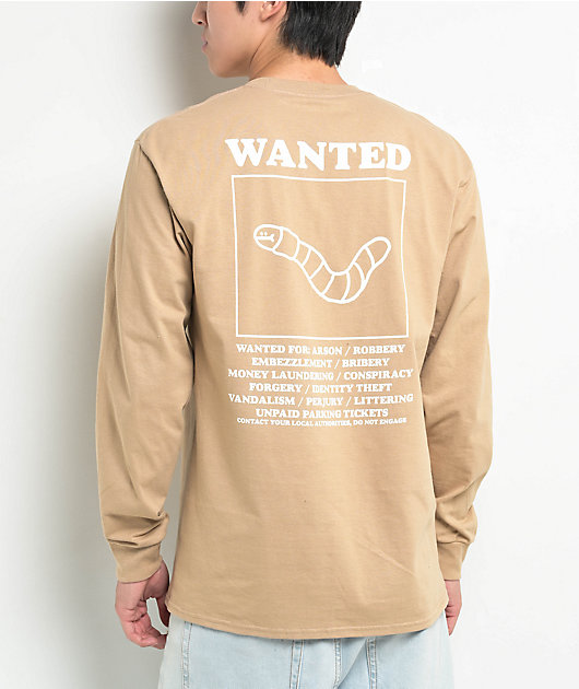 A.LAB Wanted Worm Sand Long Sleeve T-Shirt