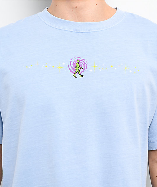 A.LAB We Leave In Peace Blue T-Shirt