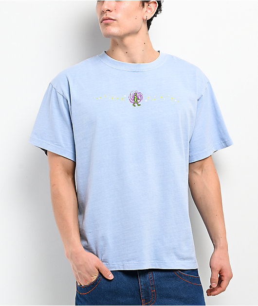 A.LAB We Leave In Peace Blue T-Shirt