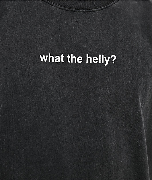 A.LAB What The Helly Black Wash T-Shirt