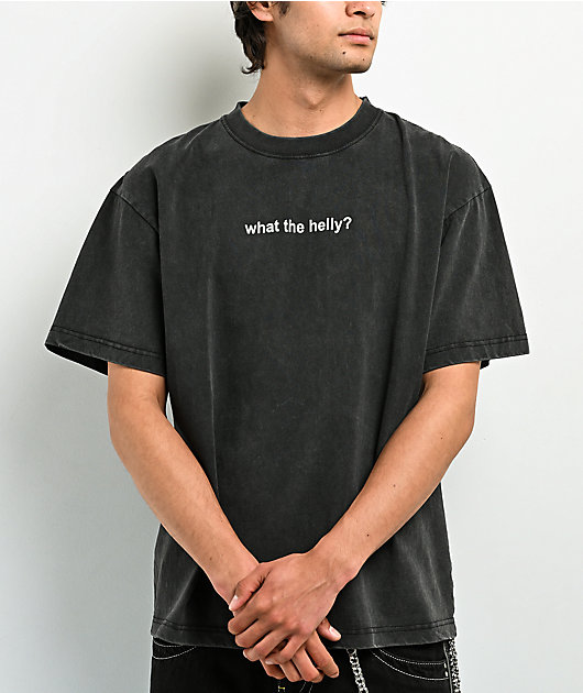 A.LAB What The Helly Black Wash T-Shirt