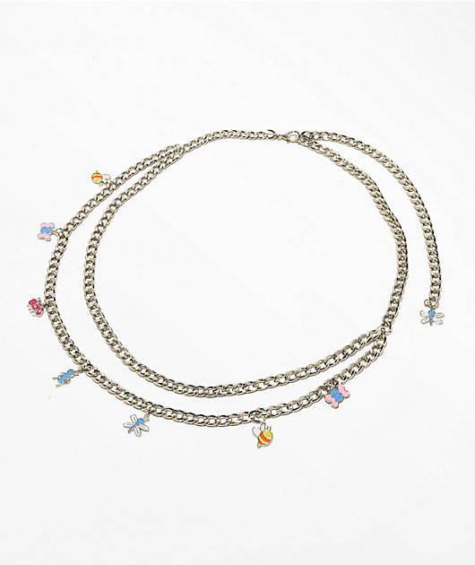 A.LAB Whitley Silver Chain Belt