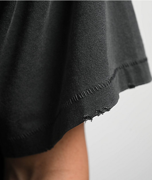 A.LAB Wrong Dog Washed Black T-Shirt