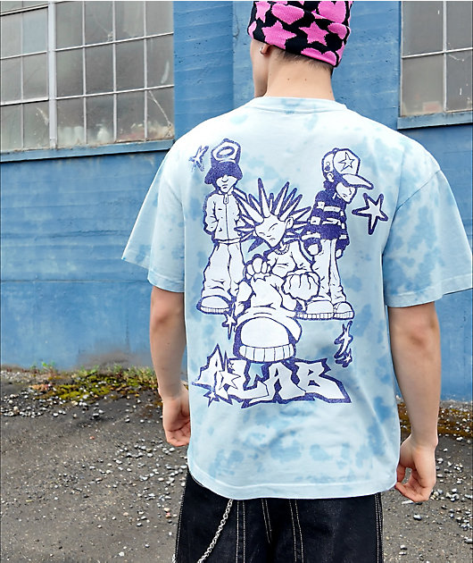 A.LAB Y2K Squad Blue Tie Dye T-Shirt video