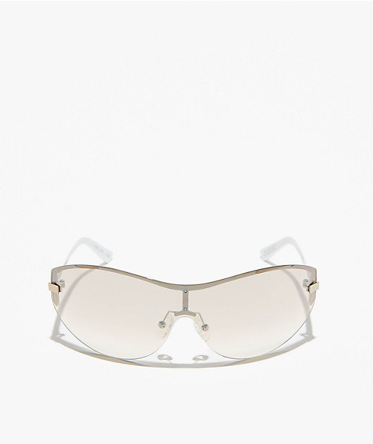 AIRE x Von Dutch Bombshell Silver & White Sunglasses