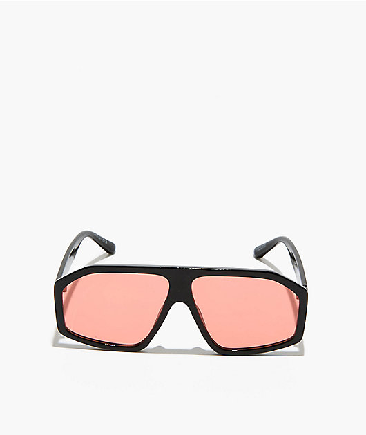 AIRE x Von Dutch Disgraced Black Cinnamon Tint Sunglasses | Zumiez