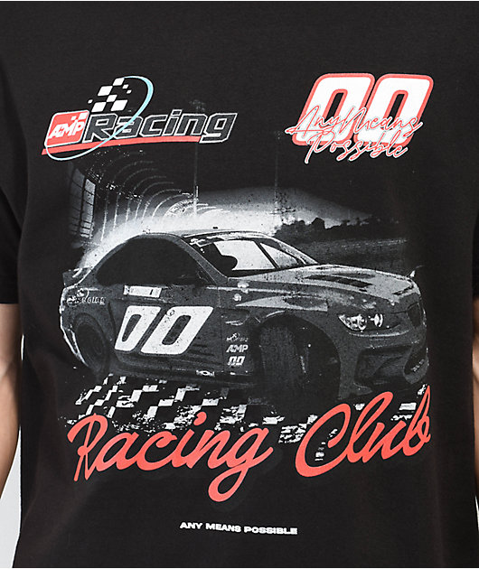 AMP Race Club Black T-Shirt