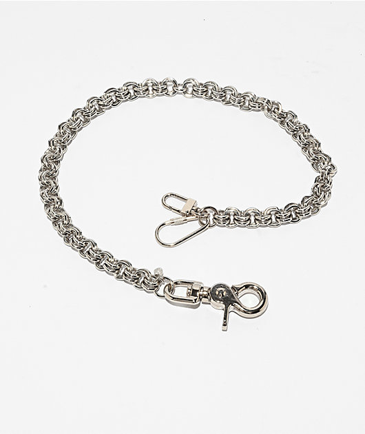 AMiGAZ Double Ring Silver Pocket Chain