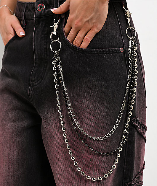 AMiGAZ Mixed Metal Triple Pocket Chain