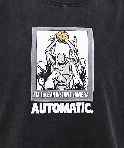 AND1 Instant Camera Vintage Black T-Shirt