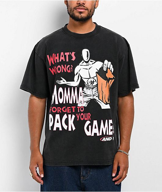 AND1 Momma Pack Washed Black T-Shirt