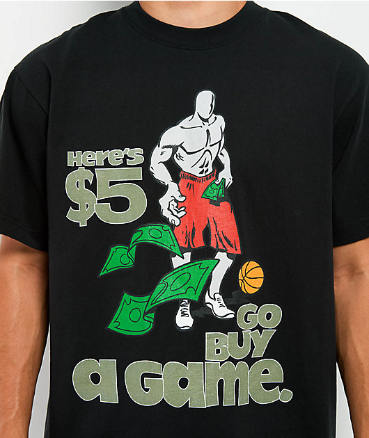AND1 Trash Talk Buy Game Black T-Shirt