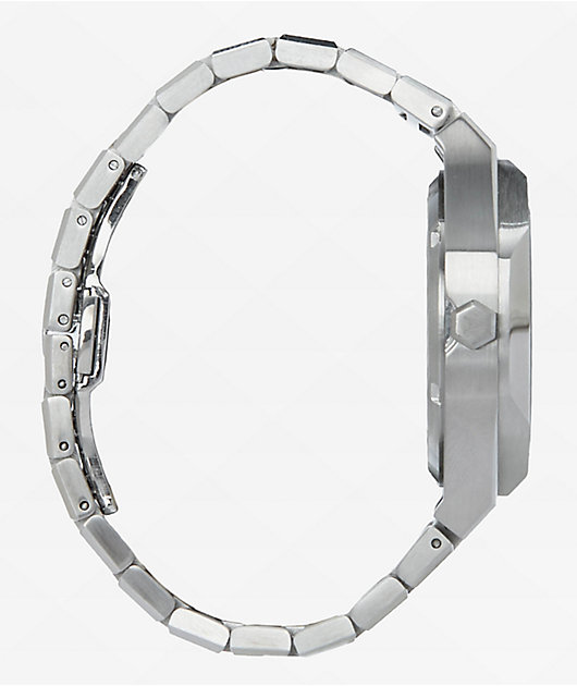AURA Date 003 Steel & Turquoise Analog Watch