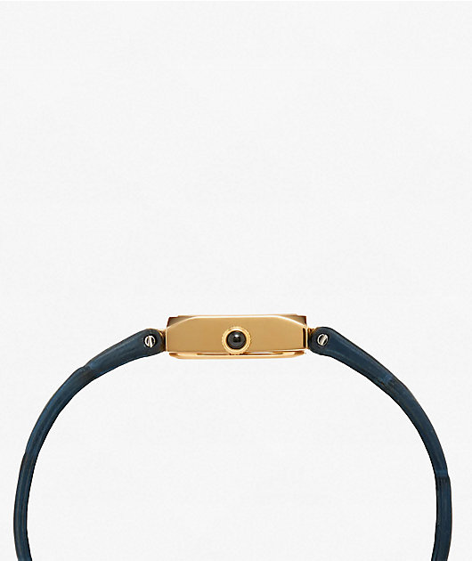 AURA Dice Gold & Navy Analog Watch