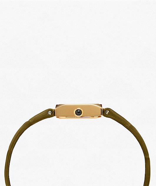 AURA Dice Gold & Olive Analog Watch