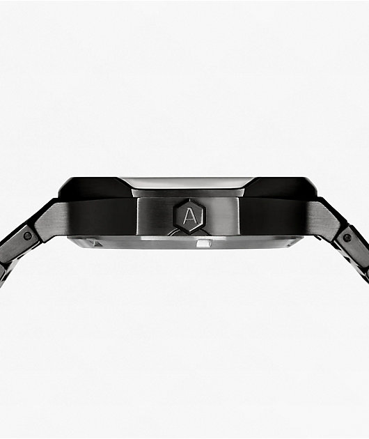 AURA Skeleton Black Analog Watch